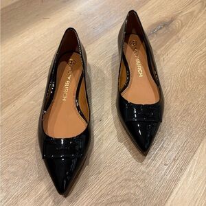Tory Burch GiGi Pointy Toe Flats Black